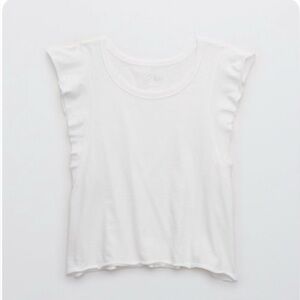 BNWT “Aerie Flutter Sleeve Baby Tee “ Top